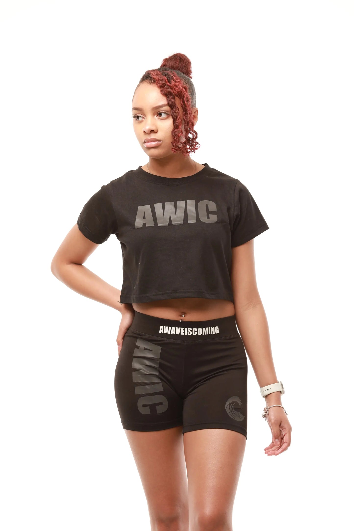 Reflective AWIC Crop Top - Image #1