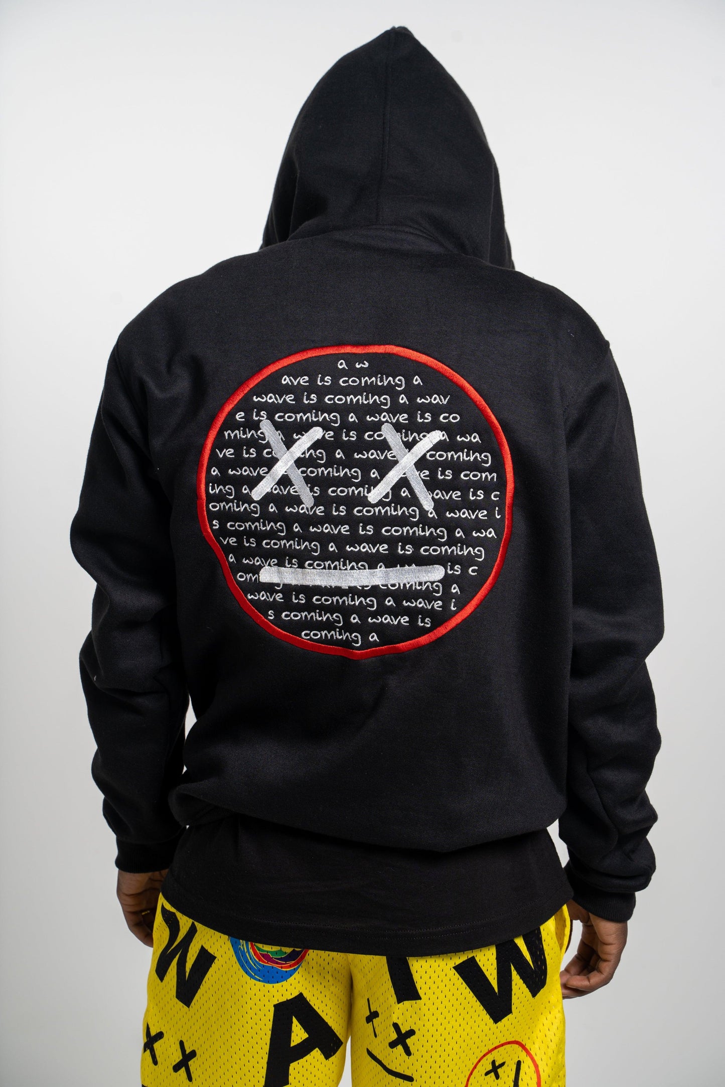 Wave Logo Embroidered Hoodie Set - Image #7