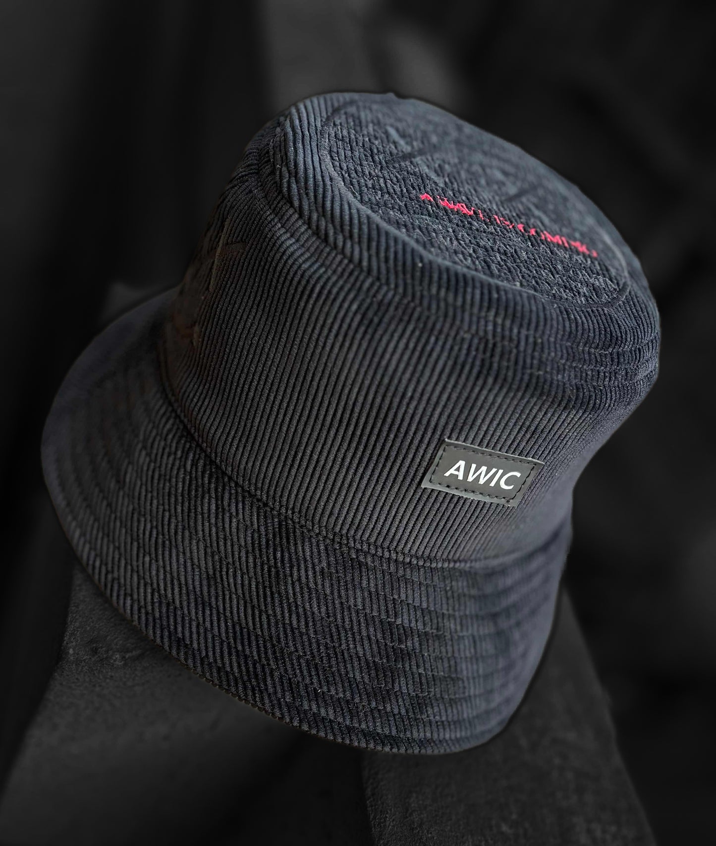 BLK ON BLK WLK ON WTR Bucket Hat