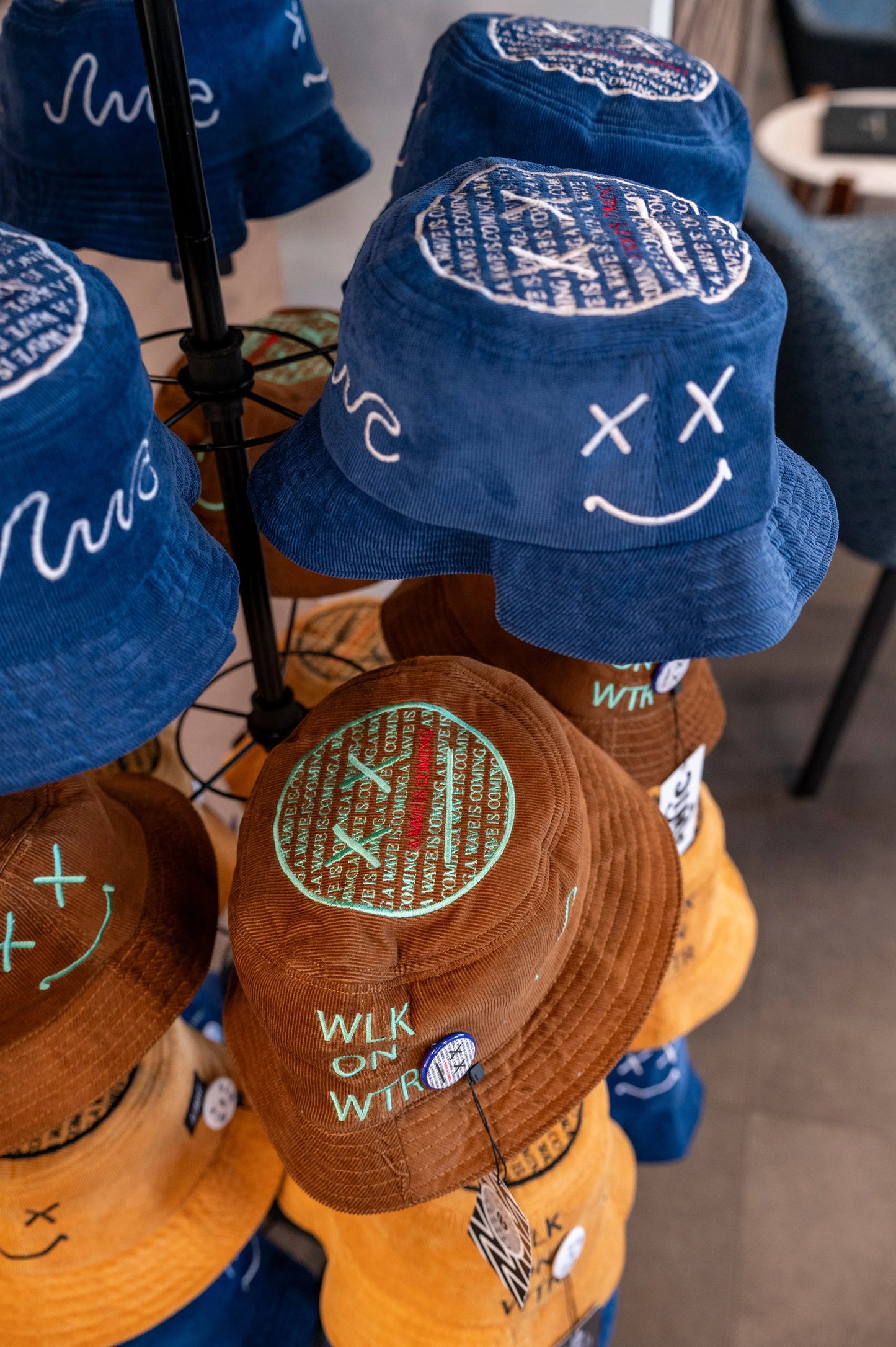 Blue Wow Bucket Hat - Image #3